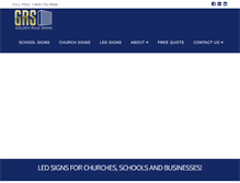 Tablet Screenshot of goldenrulesigns.com
